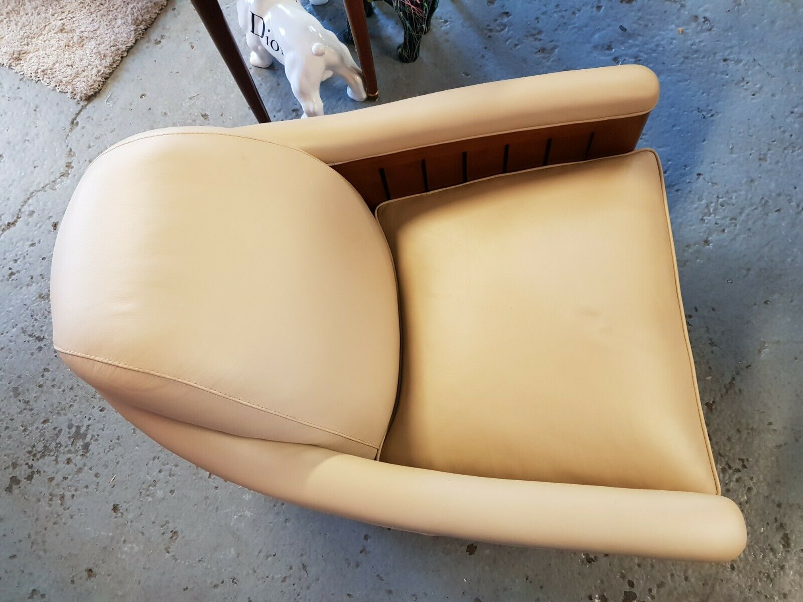 Club armchairs Class-J White Ivory