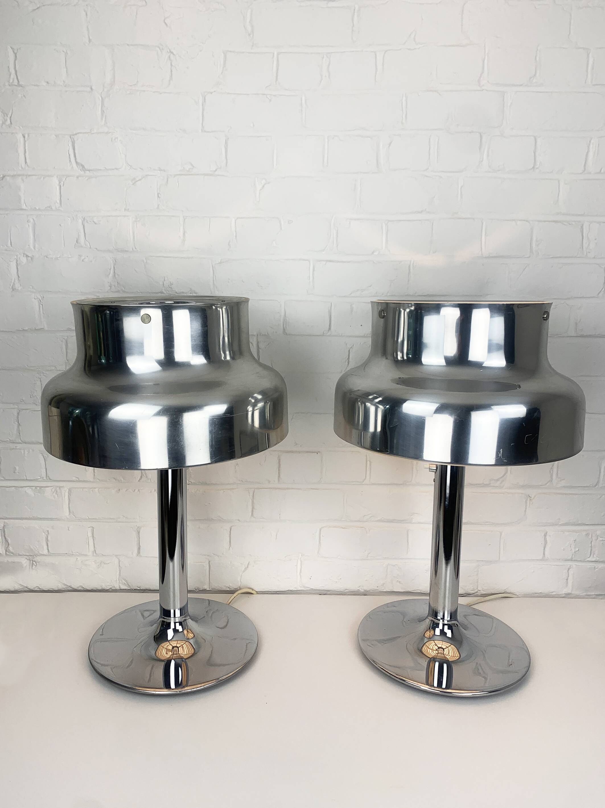 Pair of Bumling Anders Pehrson Table Lamps for Ateljé Lyktan, Space Age, 1960s