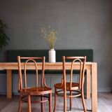 Chaises bistrot en bois courbé