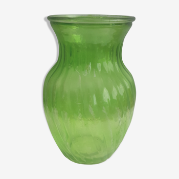 Old green vase