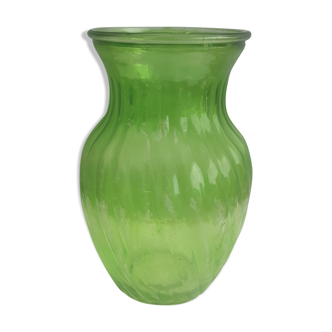 Old green vase