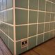 Jade ceramic cube side table 35x35 cm