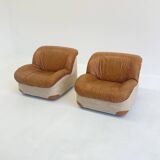 Caprice Armchairs and Coffee Table by Henning Korch for Swan