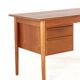Danish desk with sliding drawer unit - teak - mid century modern