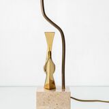 Philippe Jean Signed Brass Bird Table Lamp, Limited Edition 178/300, 1980