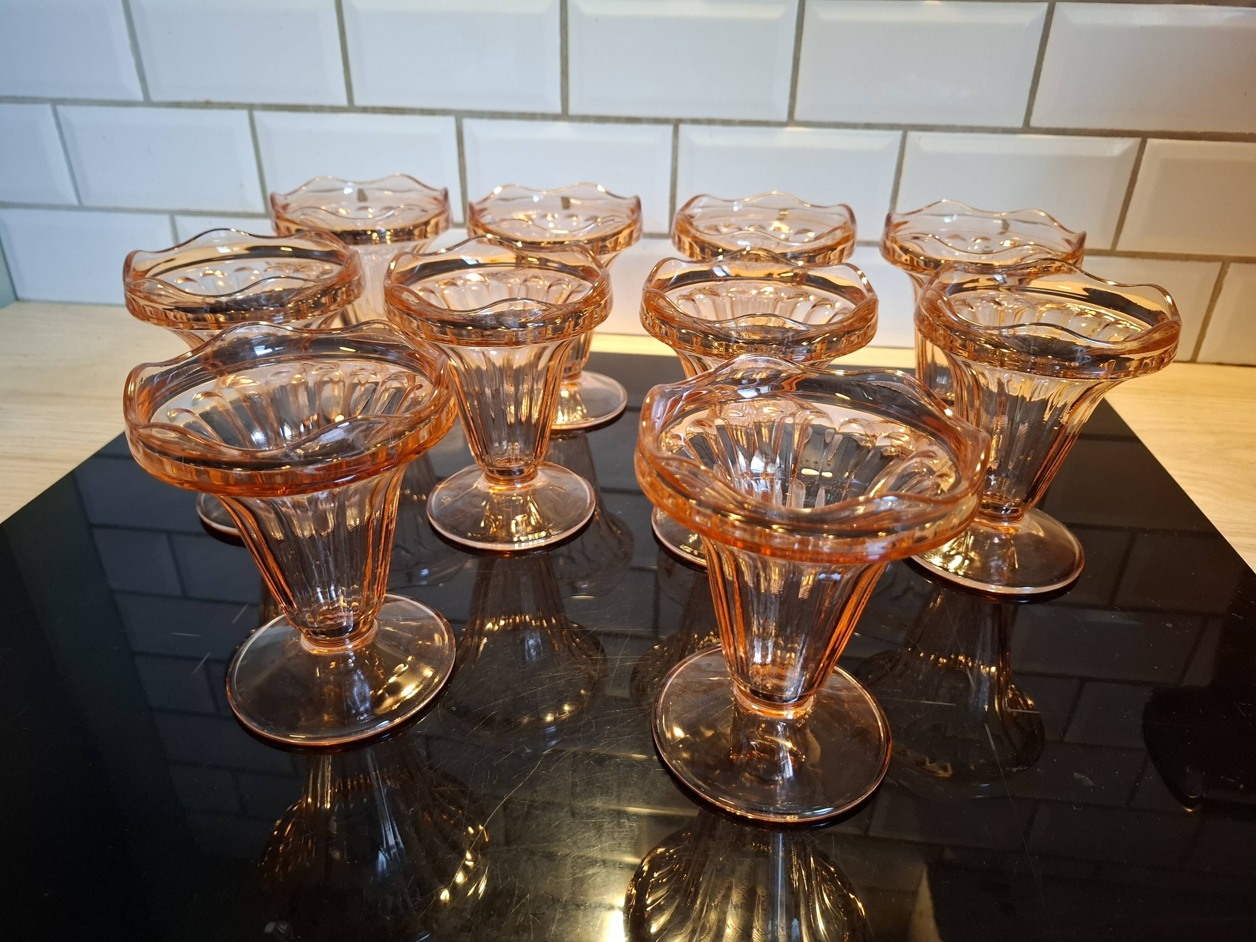 10 coupes à glace Rosaline