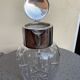 Silver crystal lemonade carafe