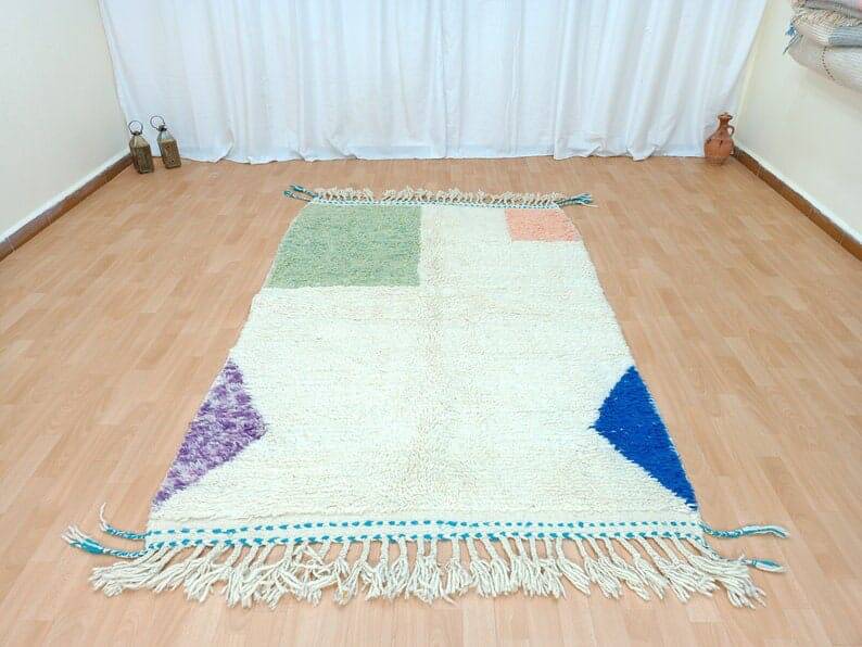 Handwoven wool rug