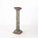 Art Nouveau console or pied de stall in glazed plaster, 1920s