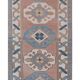 Tapis de couloir turc vintage 80x380 cm