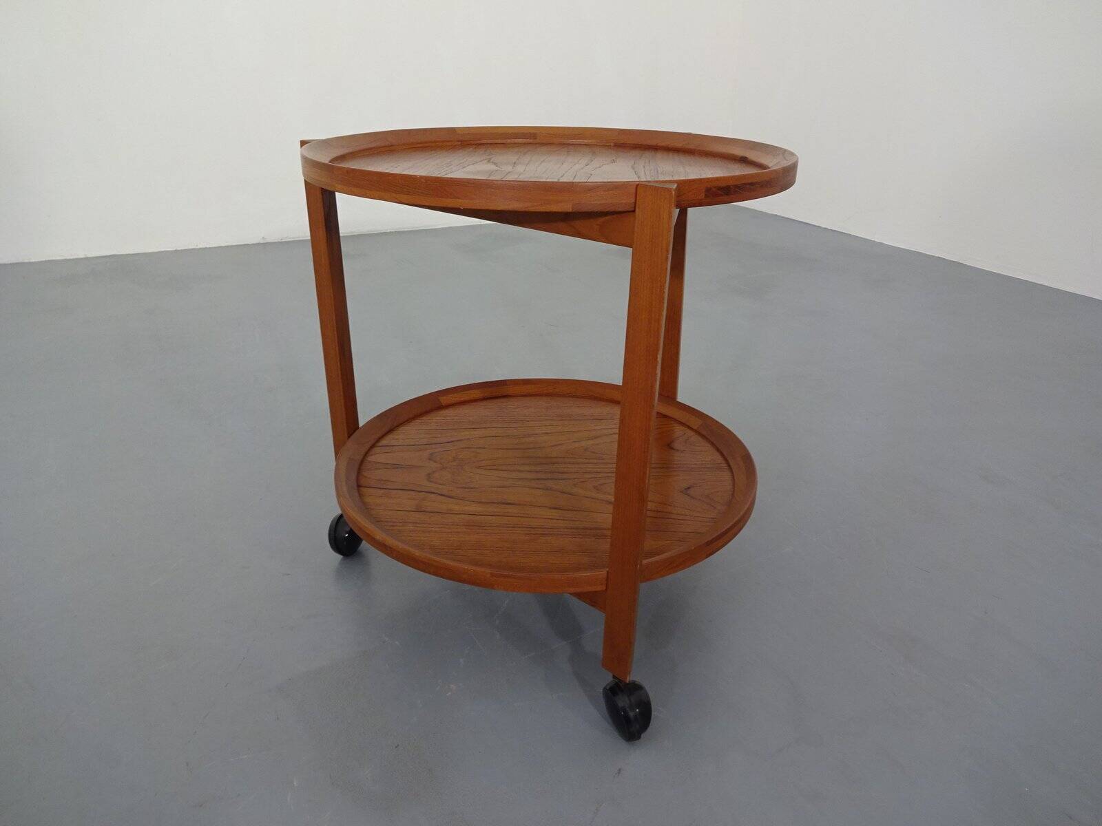 Teak Serving Trolley from Sika Møbler, 1960s