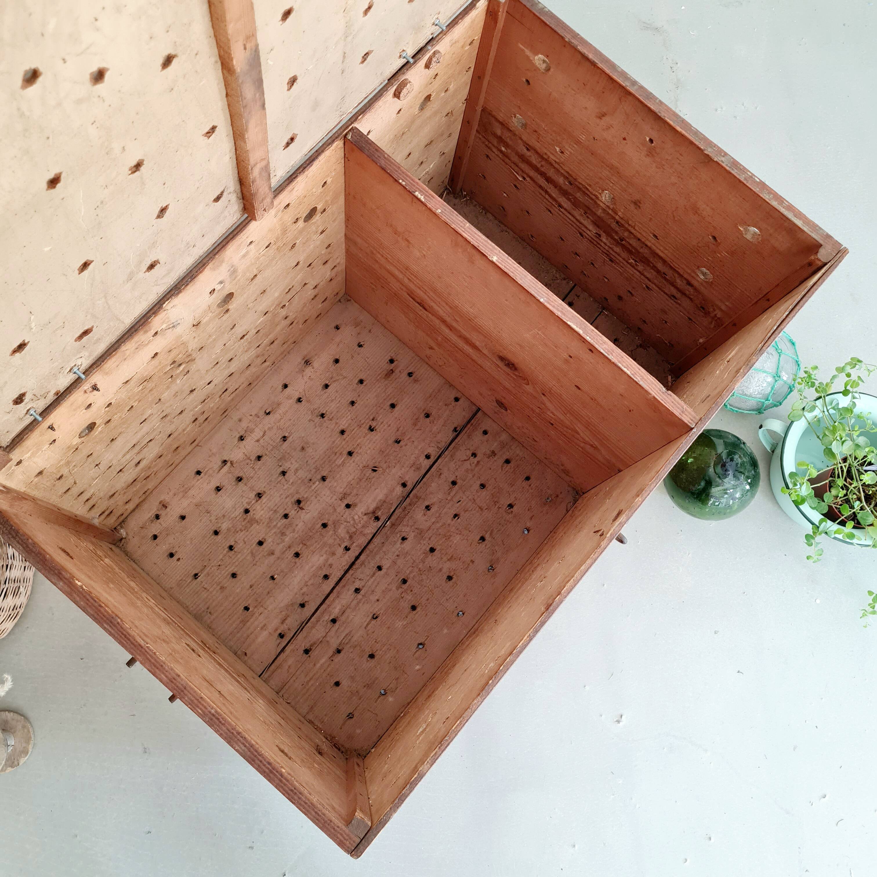 Old wooden trunk - chest