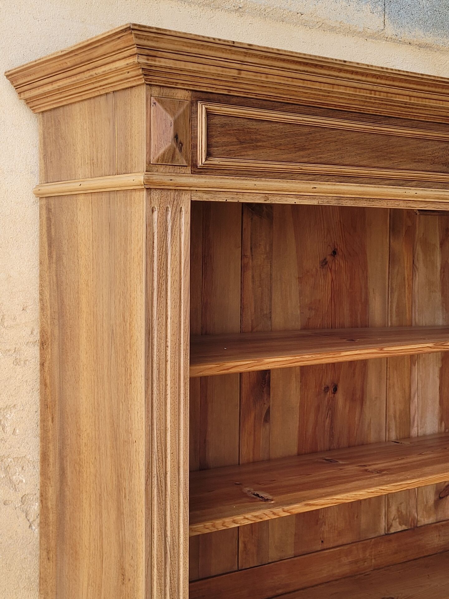 Solid walnut dresser - renovated