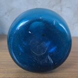 Blue spiral vase