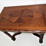 Marked writing table with 1 drawer