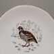 6 assiettes plates Gien Marly "oiseaux des forêts"