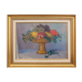 Tableau coupe de fruit par maurice de lambert (1873-1952)