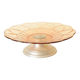 Art Deco Pink Glass Fruit Bowl