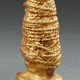 Pair of gilded bronze candle holders in gilded bronze - Pierre Casenove- Fondica 1991