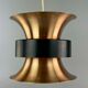70s lamp light hanging lamp ceiling lamp metal Space Age Design VEB 60s