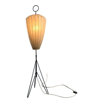 Tripod Cocoon Floor Lamp by H. Klingele for Artimeta, 1950s