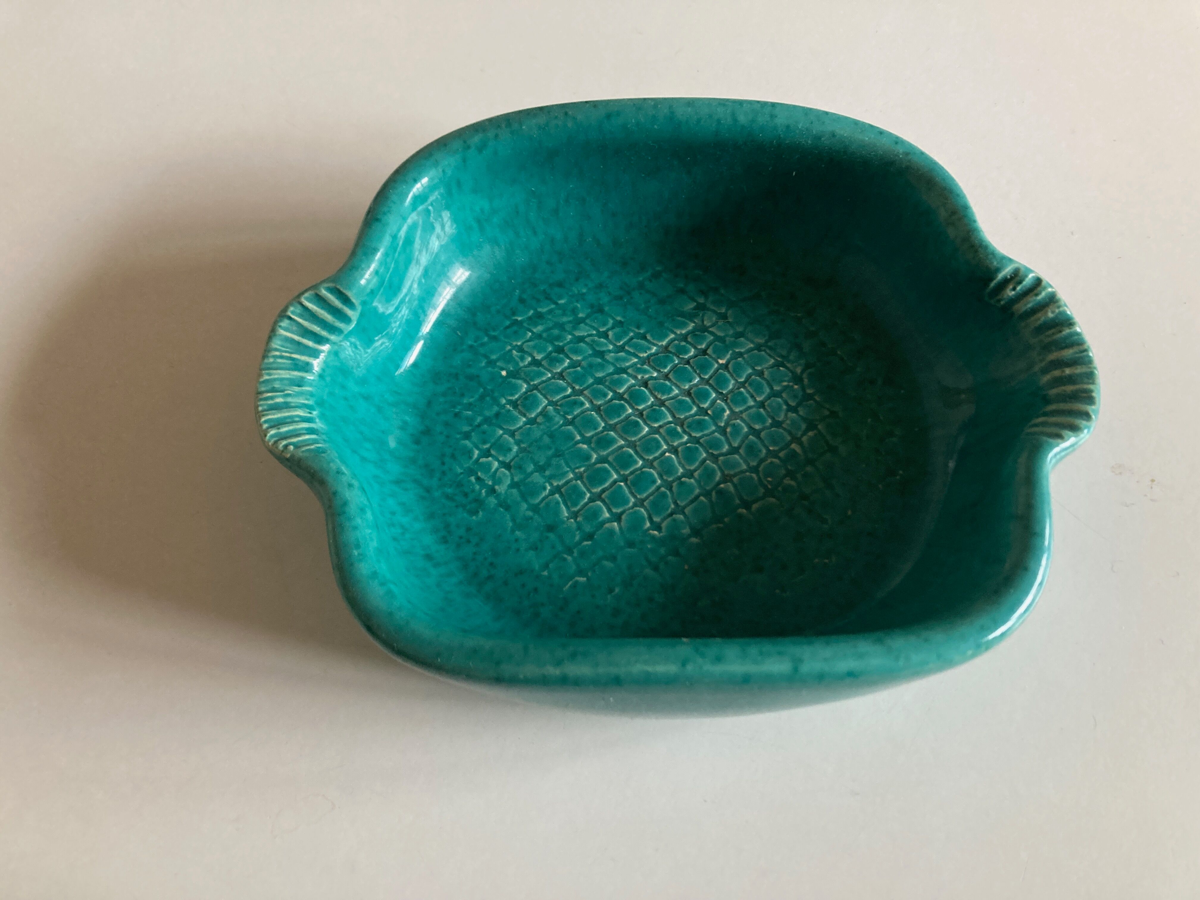 Empty ceramic fish pocket Vallauris 1960