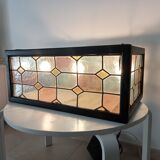 Art deco stained glass pendant from the 30s/40s