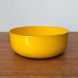 Yellow enamel bowl mid-century by Kaj Franck for Wärtsila Arabia, Finland, 1960s.