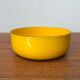 Yellow enamel bowl mid-century by Kaj Franck for Wärtsila Arabia, Finland, 1960s.