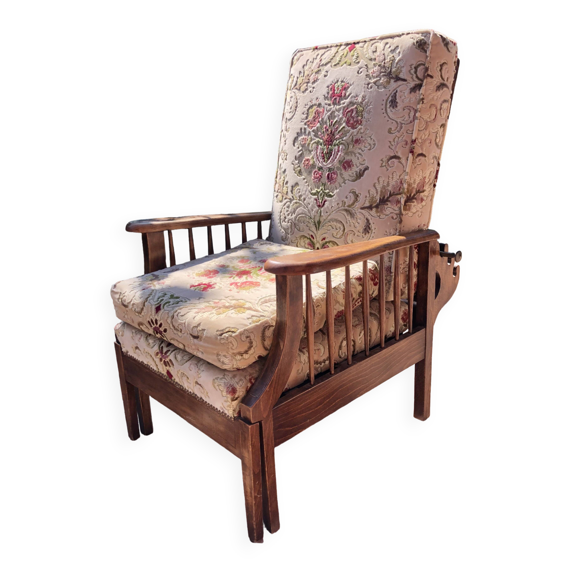 Armchair / long liner rest chair called 'Morris Armchair' Period 1920