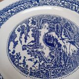 Ironstone tableware plate made in Italy