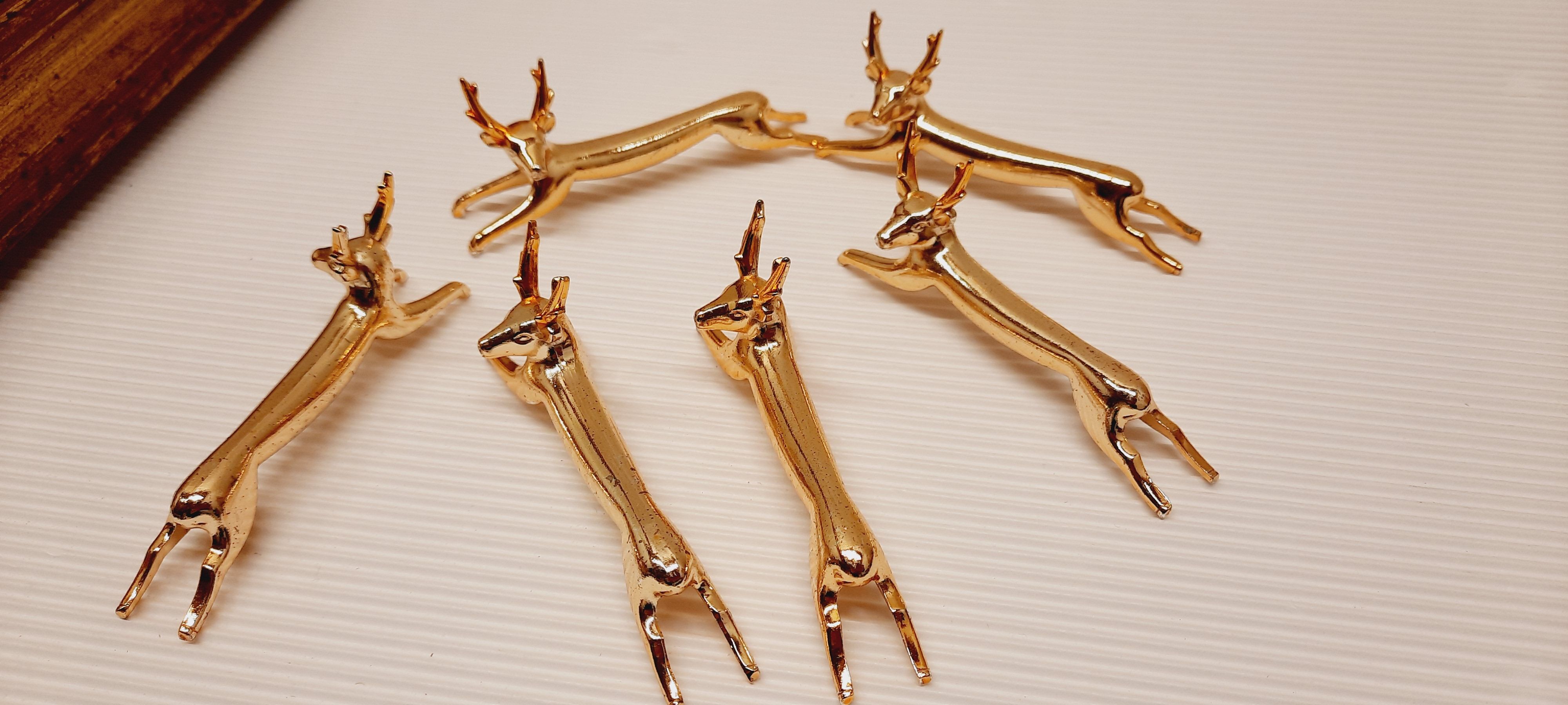 Set 6 deer knife holders