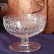 Champagne glasses Baccarat Crystal 20s/30s Superb stylized frieze