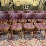 Suite de 9 chaises de bistrot Baumann
