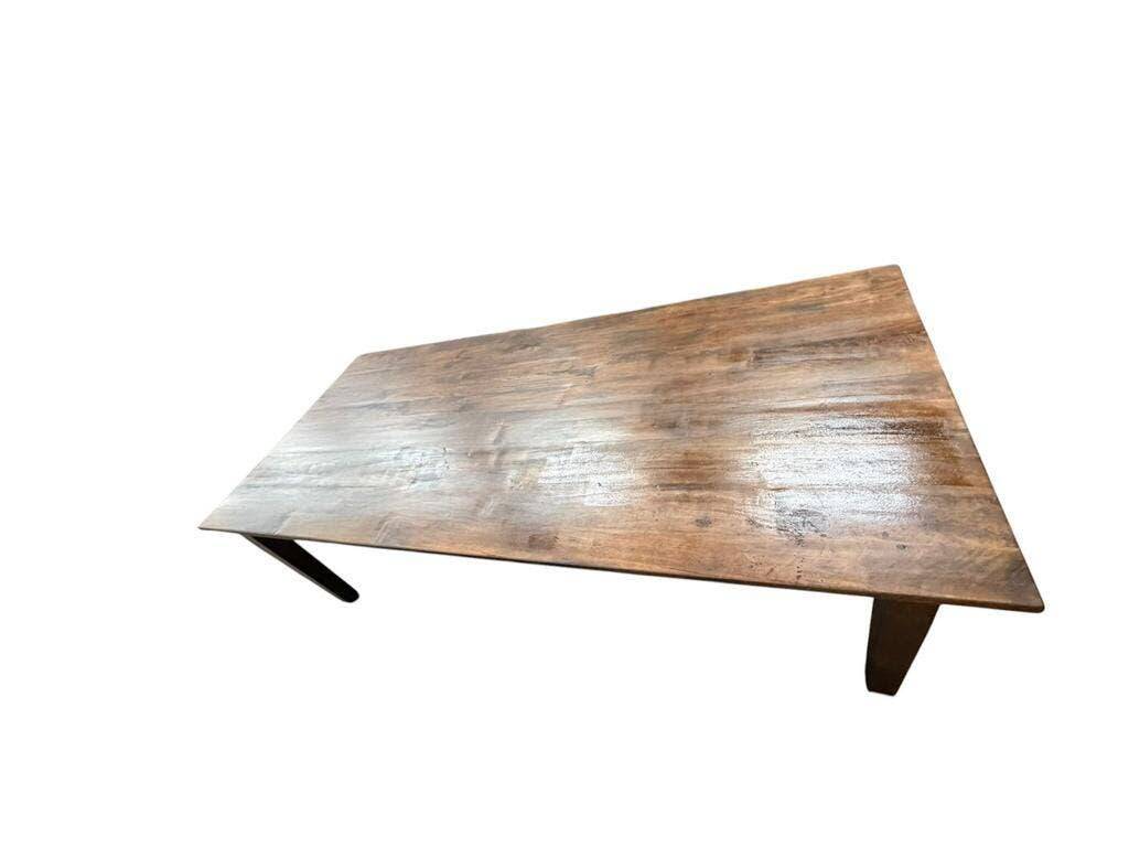XL vintage dining table in solid wood