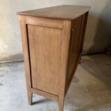 Vintage wooden sideboard sliding doors 60s