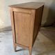 Vintage wooden sideboard sliding doors 60s