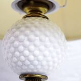 Glass table lamp 1950