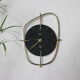 Sputnik clock in vintage brass 50s