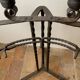 Large Brutalist Wrought Iron Candlestick