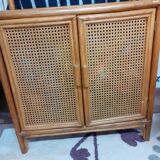 Rattan shelf