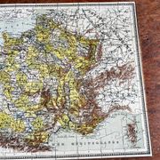 Vintage France map puzzle