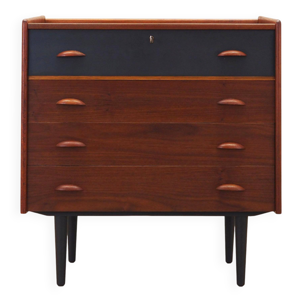Coiffeuse en teck, design danois, années 1970, production : Danemark