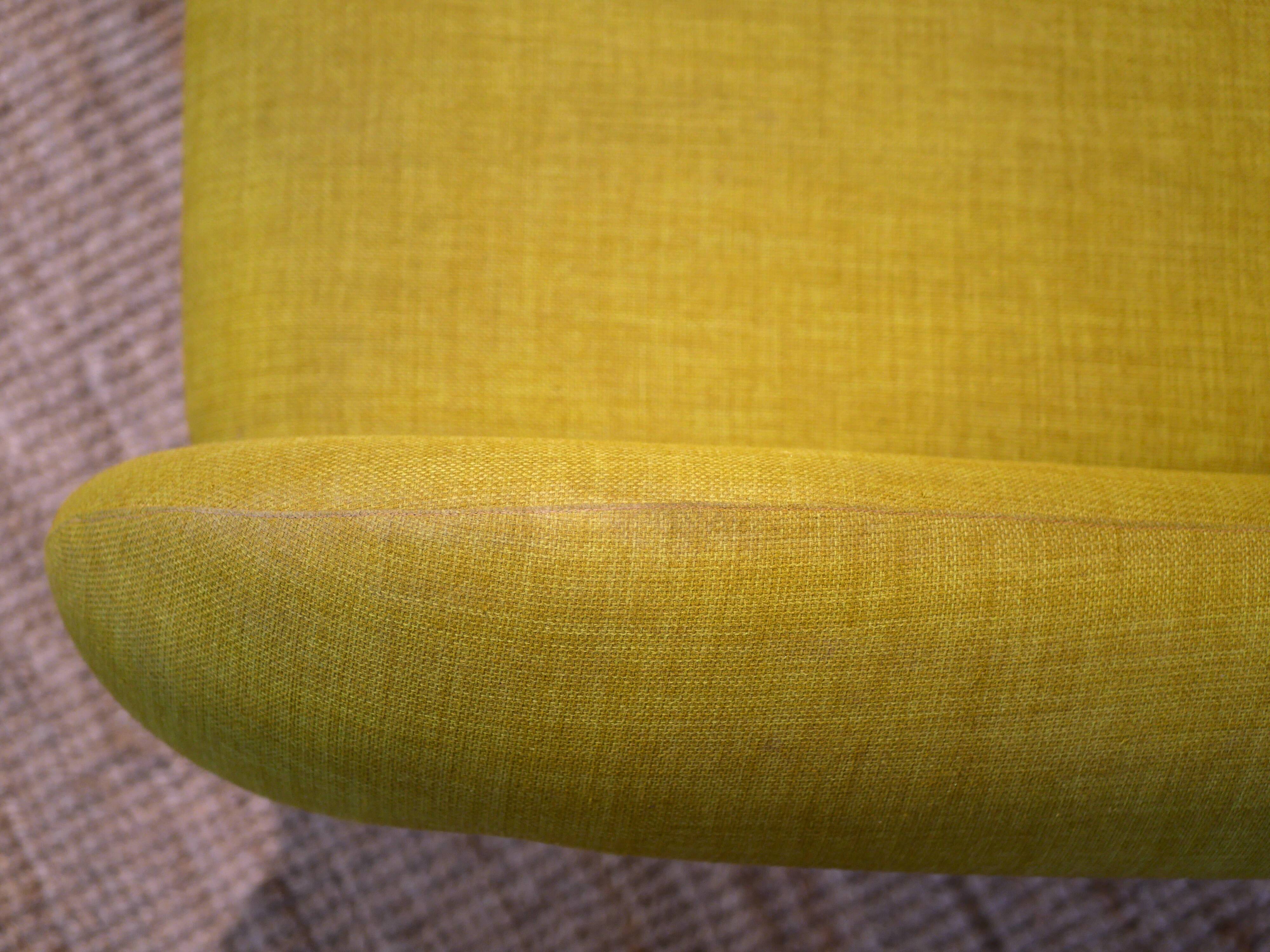 Pair of low armchairs in 60s–70s style