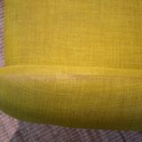 Pair of low armchairs in 60s–70s style