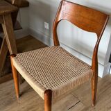 Chaises en Teck Modèle 71 par Niels O. Møller, Danemark, 1960s, Set de 4