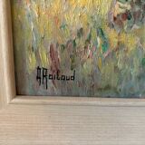 Mediterranean landscape signed