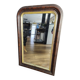 Louis-Philippe mirror in old wood and patinated gilded surround