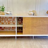 Vintage sliding door enfilade