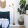 Lampadaire vintage Fischer à 2 têtes, laiton mat orientable